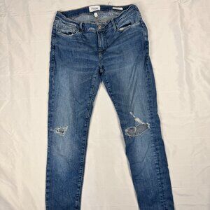 Frame Distressed Skinny Jeans